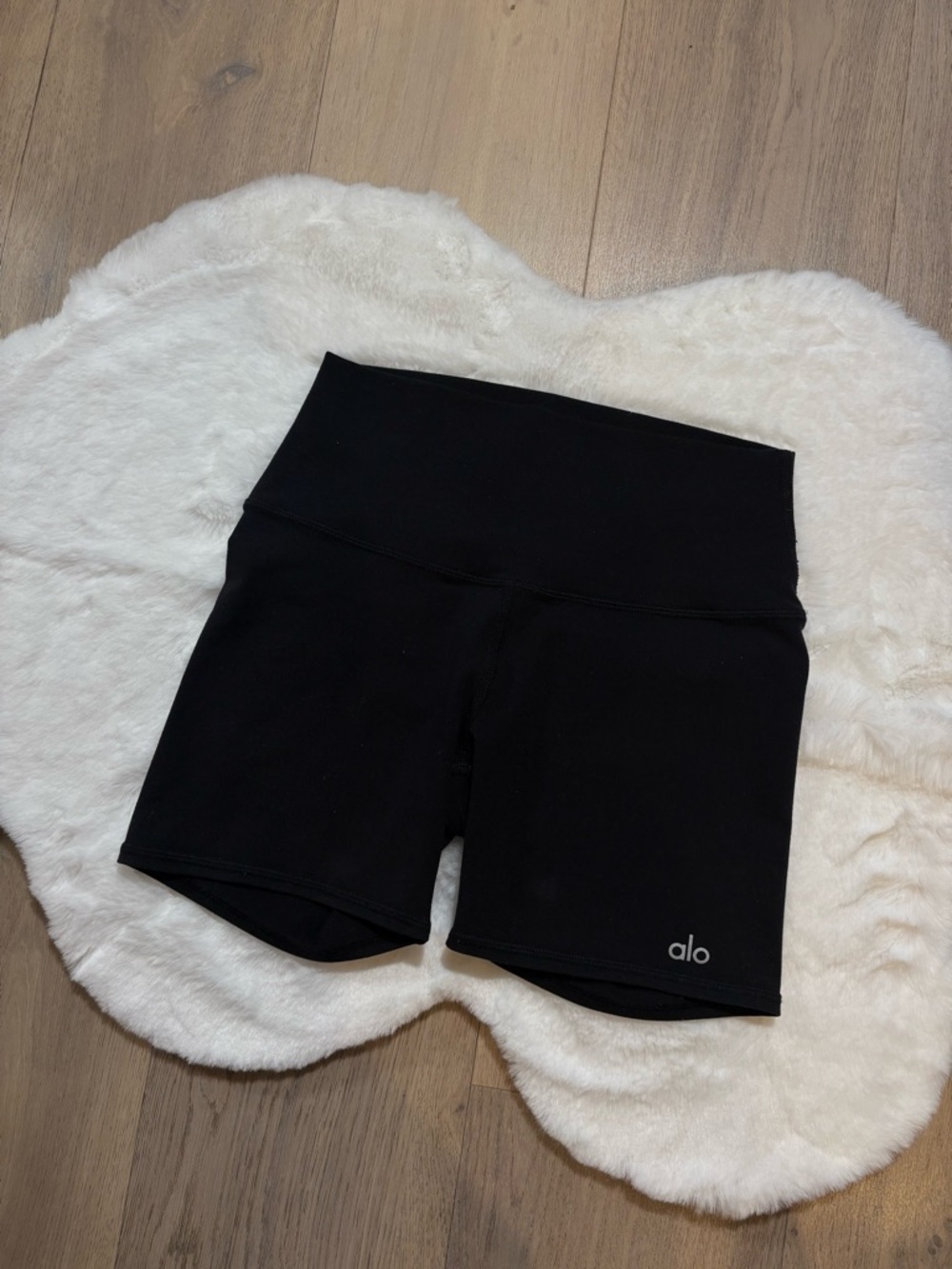 ALO Yoga Black High-Waist Bike Shorts